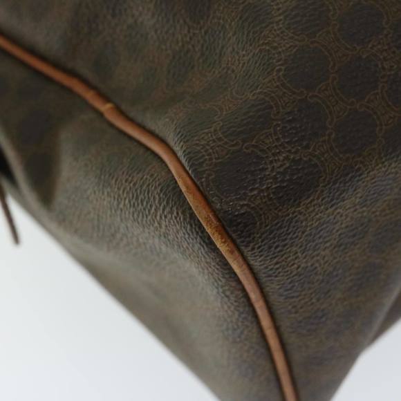 CELINE Macadam Canvas Hand Bag PVC Brown Auth ep3408 - Picture 13 of 16